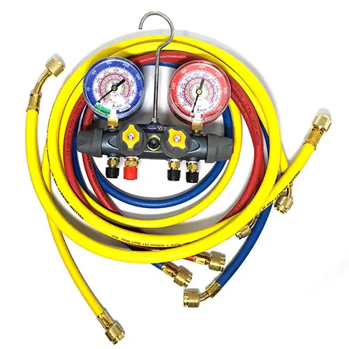yellowj4-ValveTest/Charging Manifold,kit - Vacuum, Recovery and Refrigerant